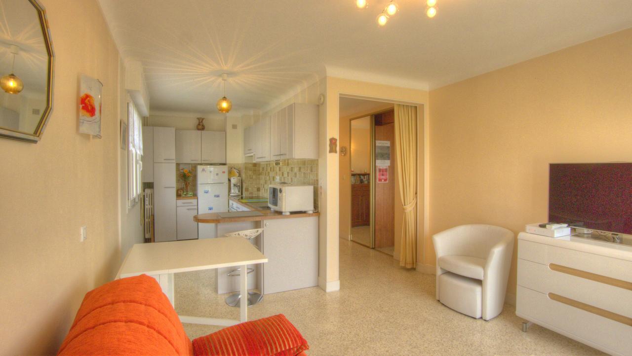 Studio 3 étoiles Vue mer 150m Plages Parking Clim WIFI Cannes Exterior foto
